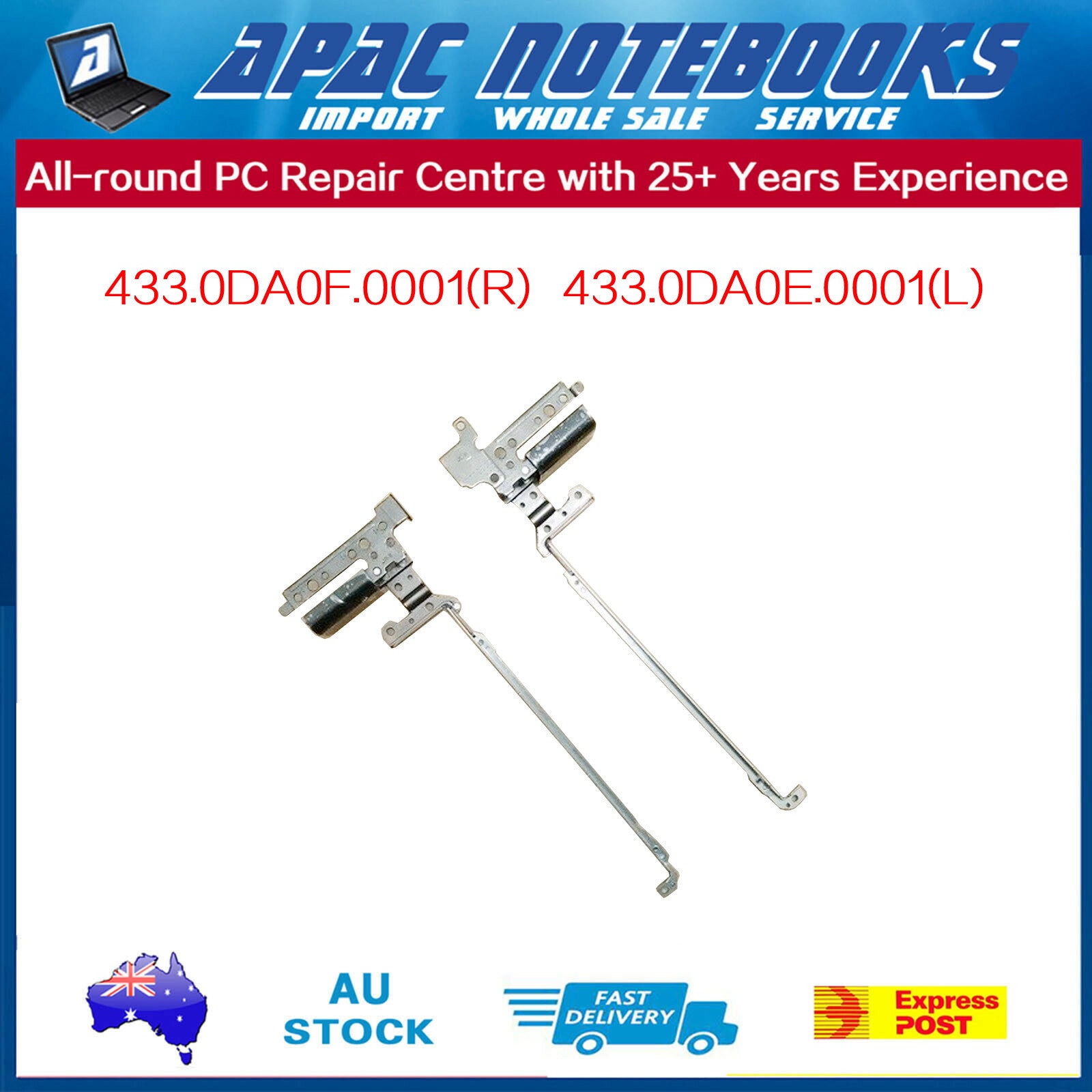 Hinges 433.0DA0F.0001 433.0DA0E.0001 For Lenovo YOGA 11E 5th L&R