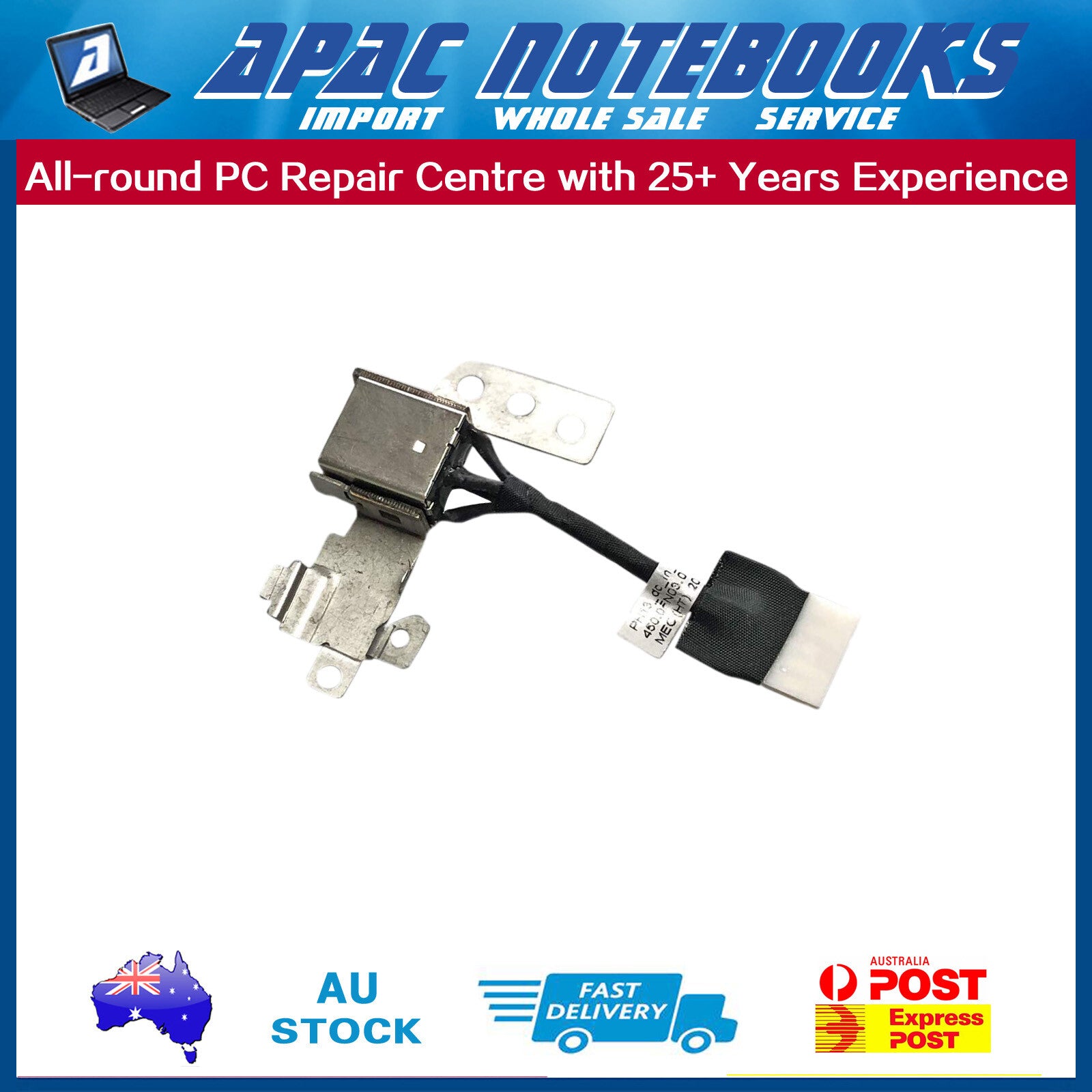 DC Jack Power Socket for Dell Latitude 3300 R9P3M 0R9P3M 450.0FN03.0001