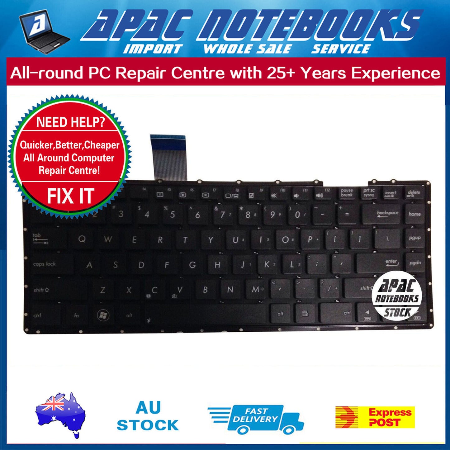 Genuine Keyboard for ASUS R402A R402U F401A F401U