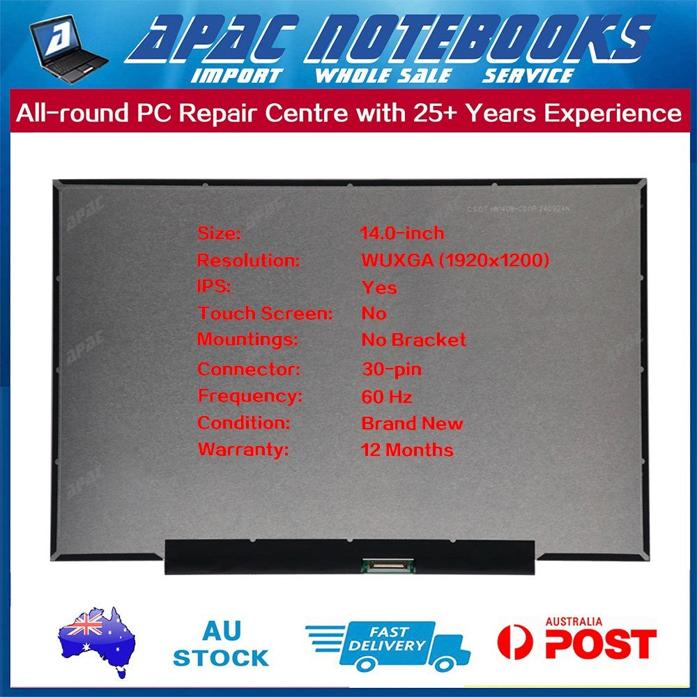 14.0" 1920x1200 IPS LED Screen ThinkBook 14 G7 ARP 21MV G7 IML 21MR