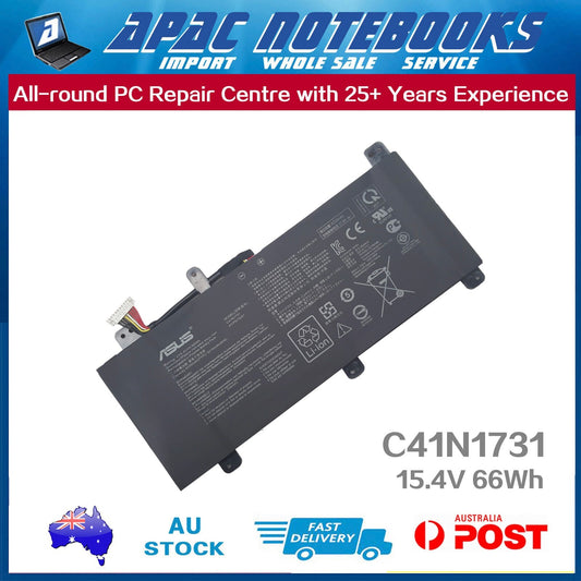 Genuine C41N1731 Battery Asus GL704GM GL704GV GL704GW 4ICP5/70/81 15.4V 66Wh