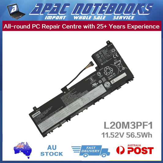 Genuine Lenovo Battery L20C3PF1 L20D3PF0 L20L3PF1 L20M3PF1 3ICP6/54/90 56.5Wh