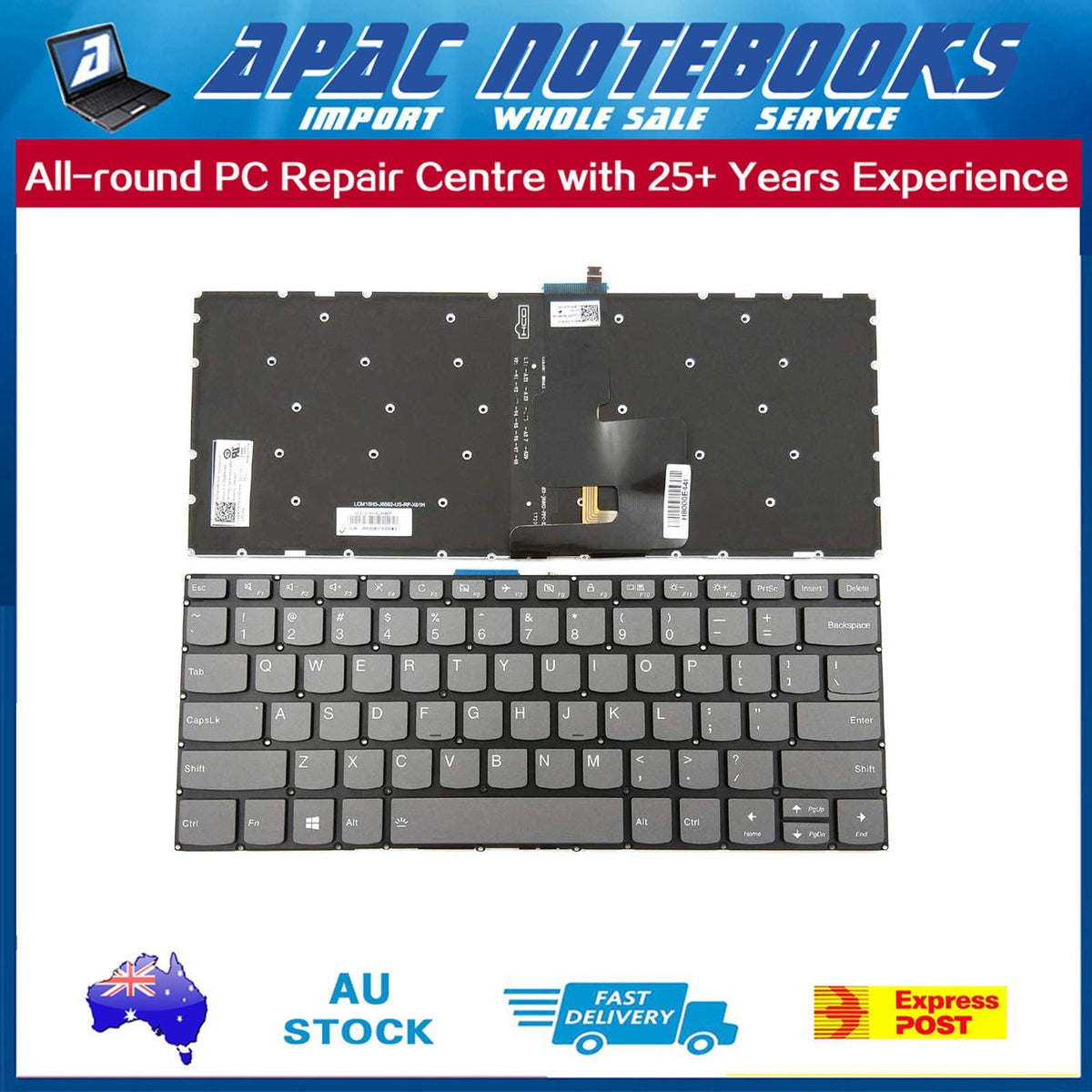 Backlit KeyboardIdeaPad 330S-14AST 330S-14IKB Yoga 520-14IKBR 520-14IKB