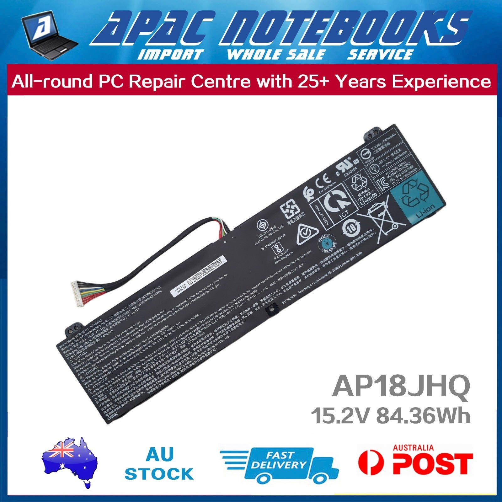 Genuine Acer Battery ConceptD 7 Ezel CC715-71 CC715-72G Pro CC715-71P CC715-72P