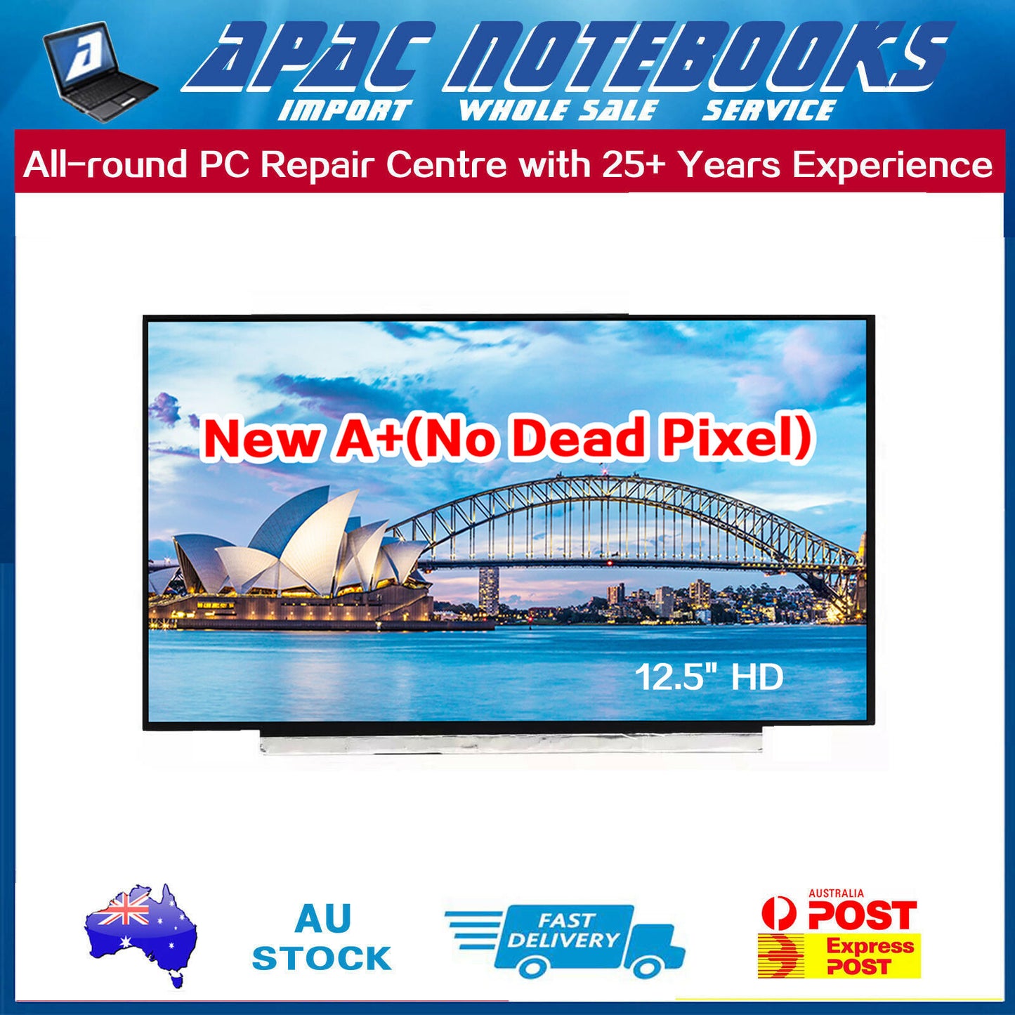 NEW 12.5" Laptop LCD LED Screen panels Display LP125WH2 (TL)(D1) LP125WH2 TLD1