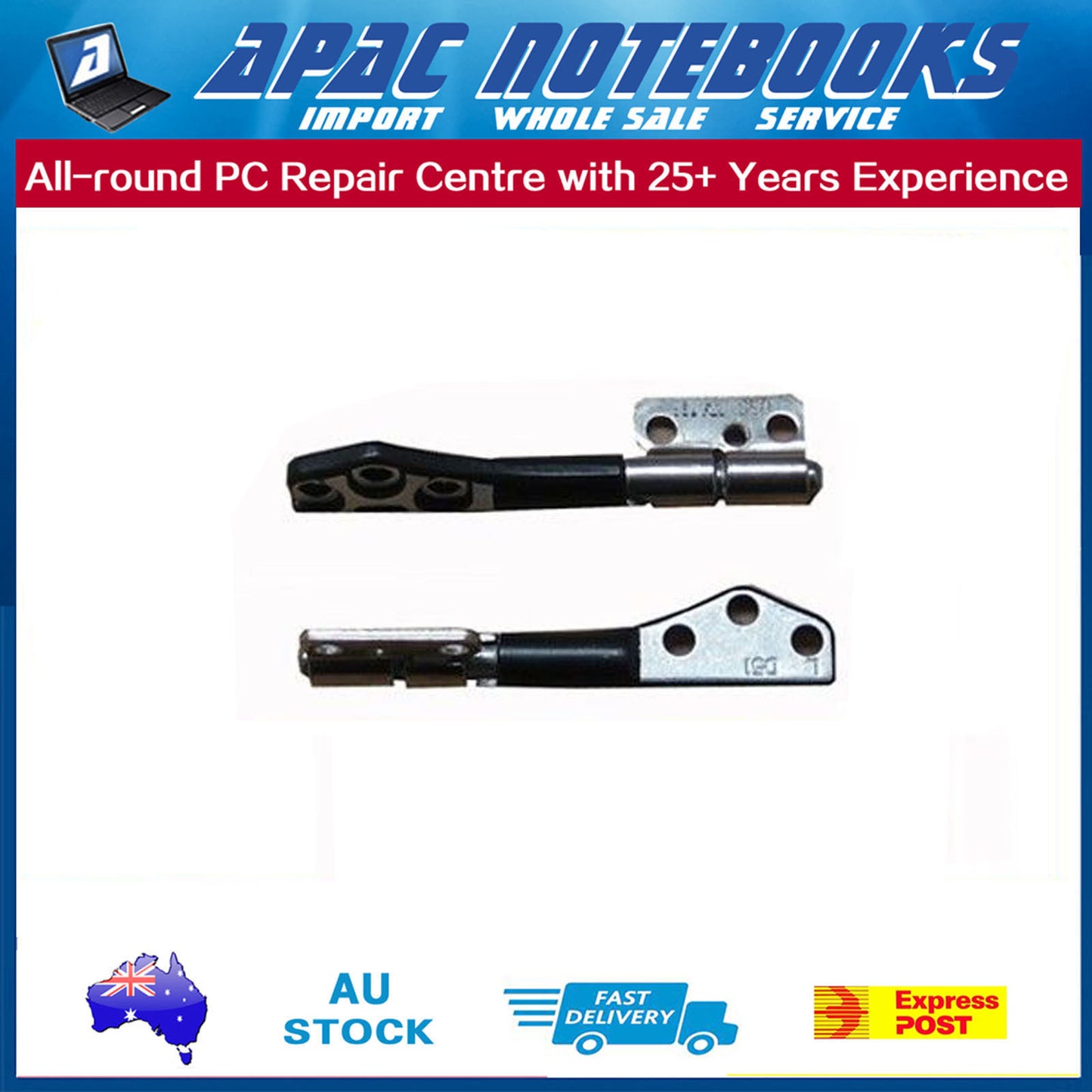 NEW Original 13" inch Screen Hinges Pair for Pro Unibody A1278 #01