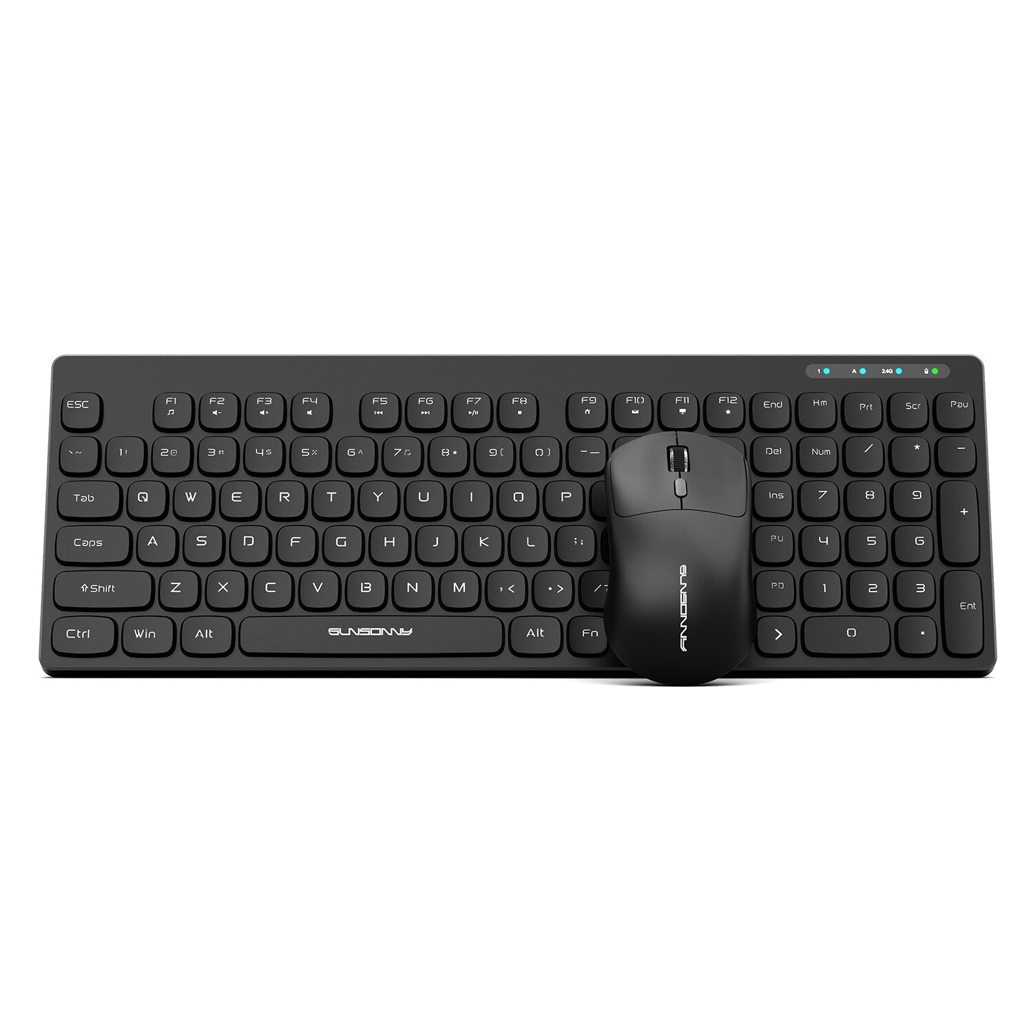 2.4G Wireless Bluetooth Standard keyboard and mouse set for Laptop PC S-R2000