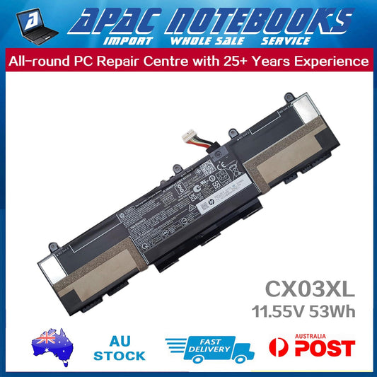 Genuine CX03XL Battery HP EliteBook x360 830 G7 830 G8 CX03053XL 11.55V 53Wh