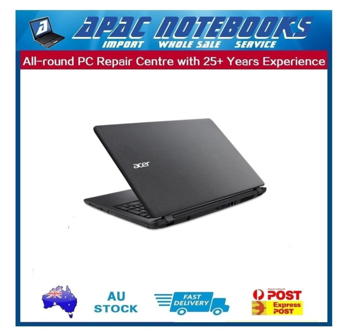 ACER ASPIRE ES1-523 15.6"  AMD A6-7310/16GB RAM/240GB SSD/ WINDOWS 11 with newBT