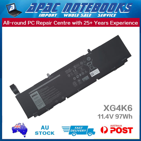 Genuine XG4K6 Battery for Precision 5750 5760 5770 P92F001 002 003 11.4V 97Wh