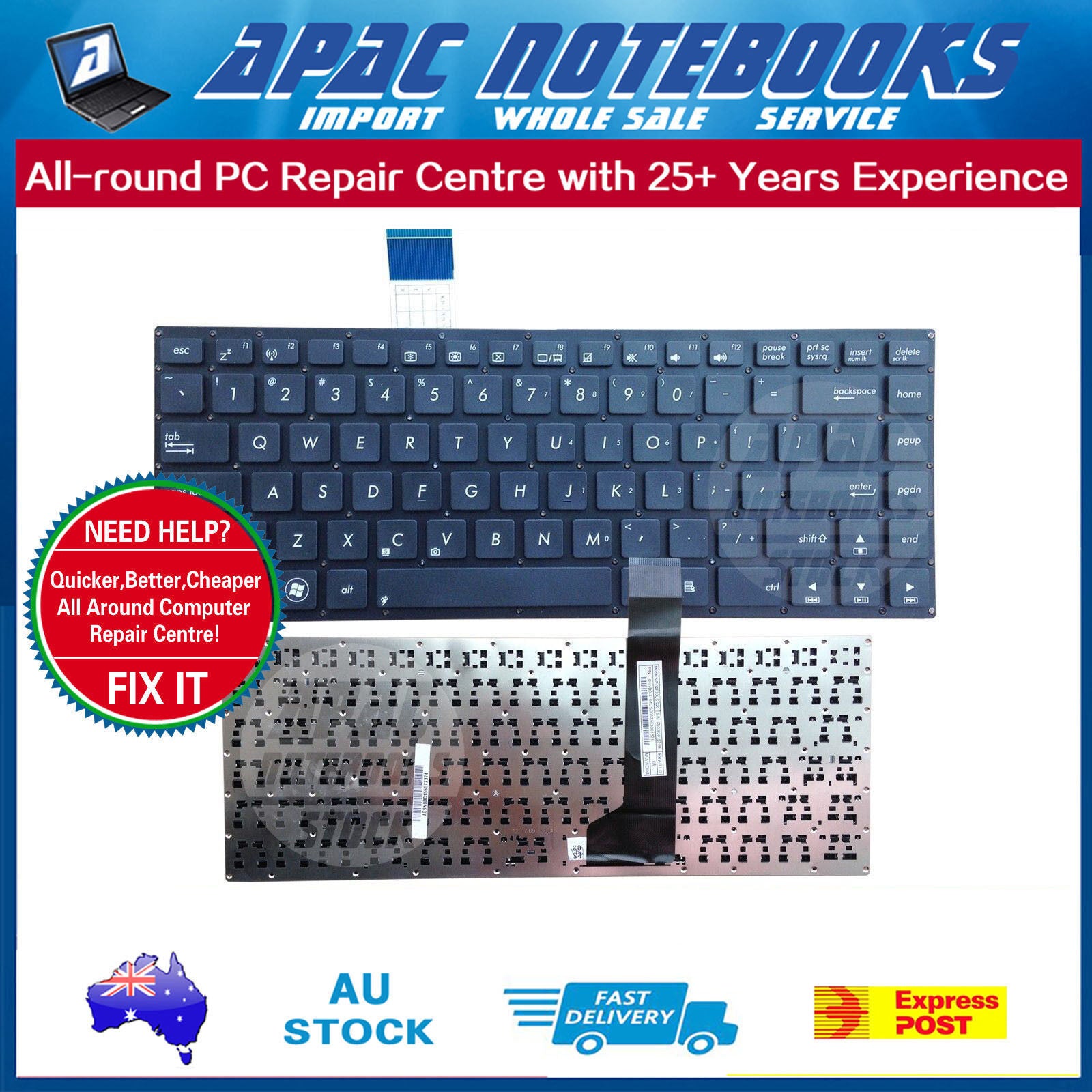 Genuine Keyboard for ASUS K46 K46C K46CA K46CB K46CM