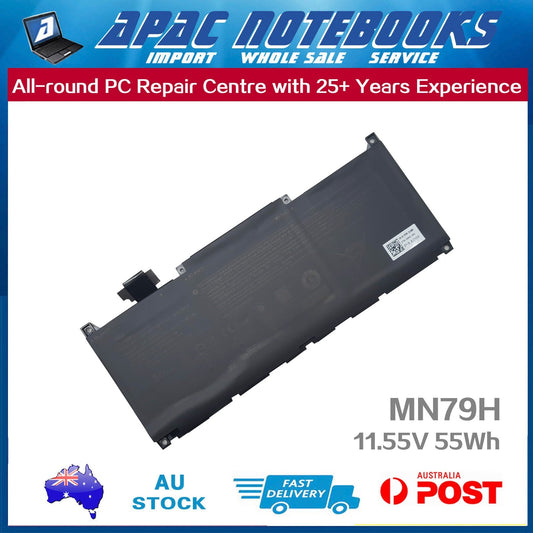 Genuine MN79H Battery for XPS 13 Plus 9320 XPS 13 9340 (2024) 9345 9350 (2025)