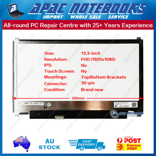 13.3" IPS FHD LED Screen NV133FHM-N43 NV133FHM-N44 NV133FHM-N45 U/D Bracket
