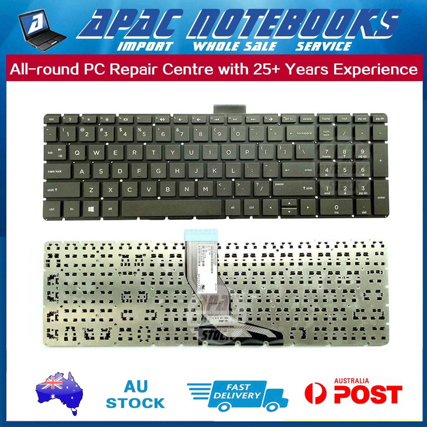 Keyboard for HP Notebook 15-bs 15-bs045tu 15-bs143tu 15-bw 15-bw027au 15-bw546au