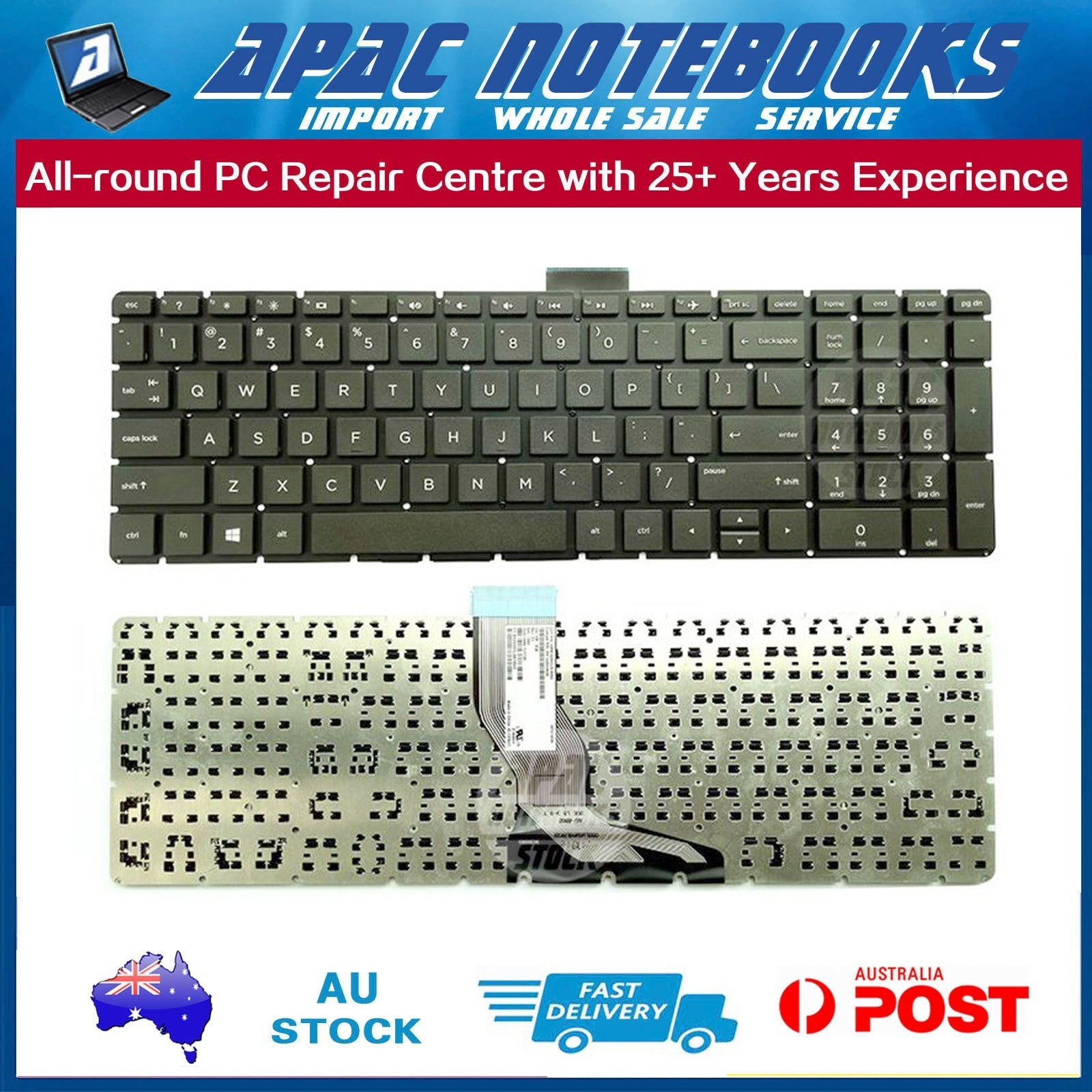 Keyboard for HP Notebook 15-bs 15-bs045tu 15-bs143tu 15-bw 15-bw027au 15-bw546au