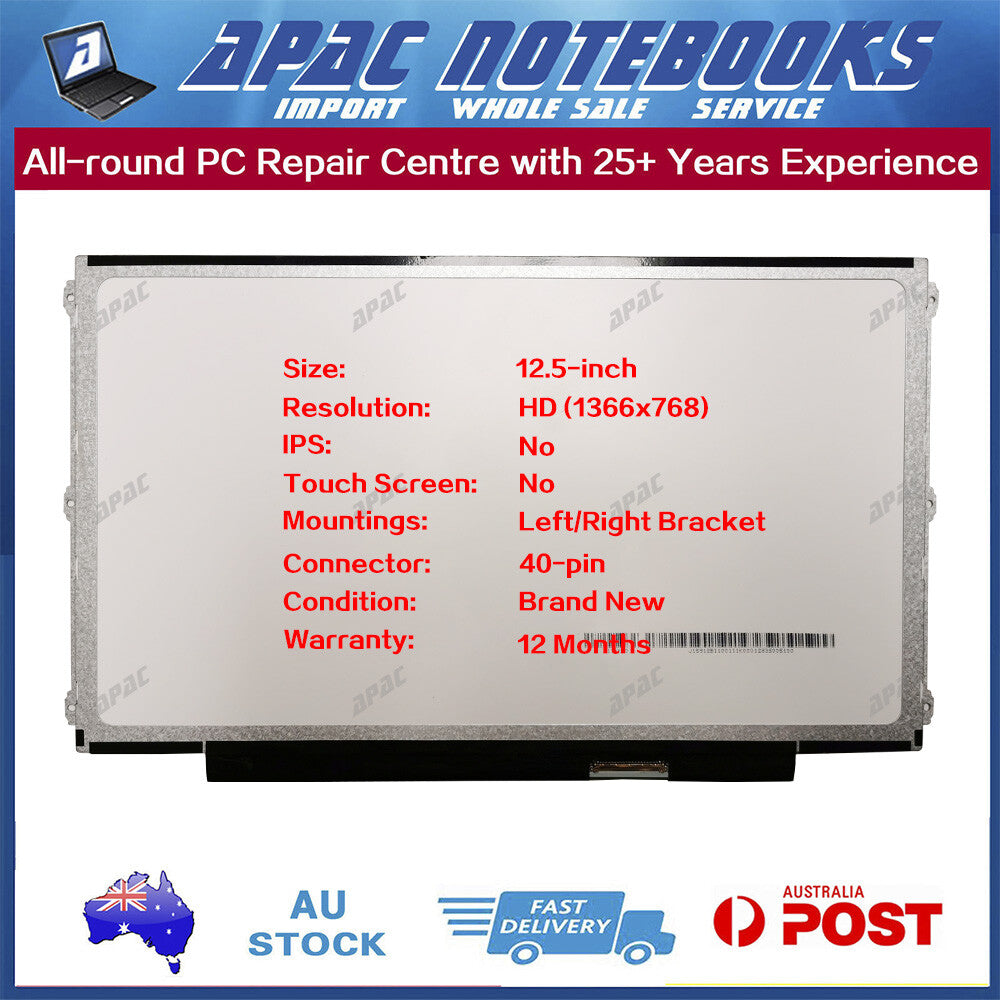 NEW 12.5" Laptop LED Screen LP125WH2 (TL)(B1) LP125WH2 TLB1 for LENOVO ThinkPad