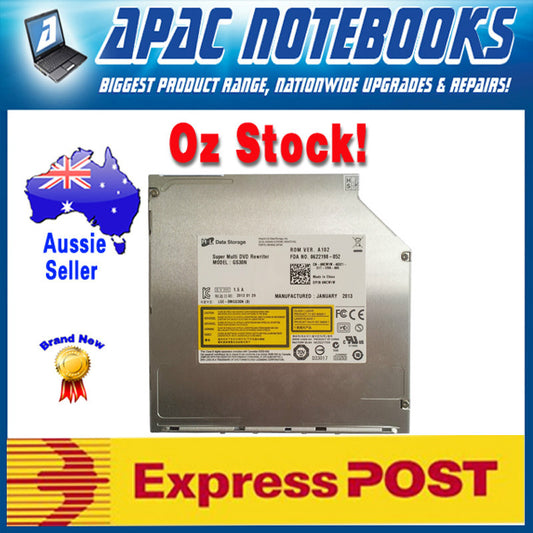 NEW GS30N 9.5mm Slim SATA Slot load Super Multi DVD DRIVE