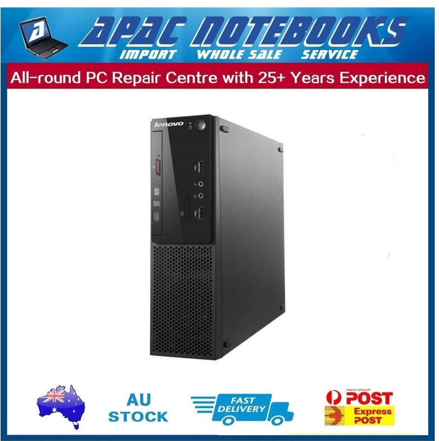 Lenovo S500 i7-4th 8GB RAM 192GB SSD DVD-RW  Window 11 Destop