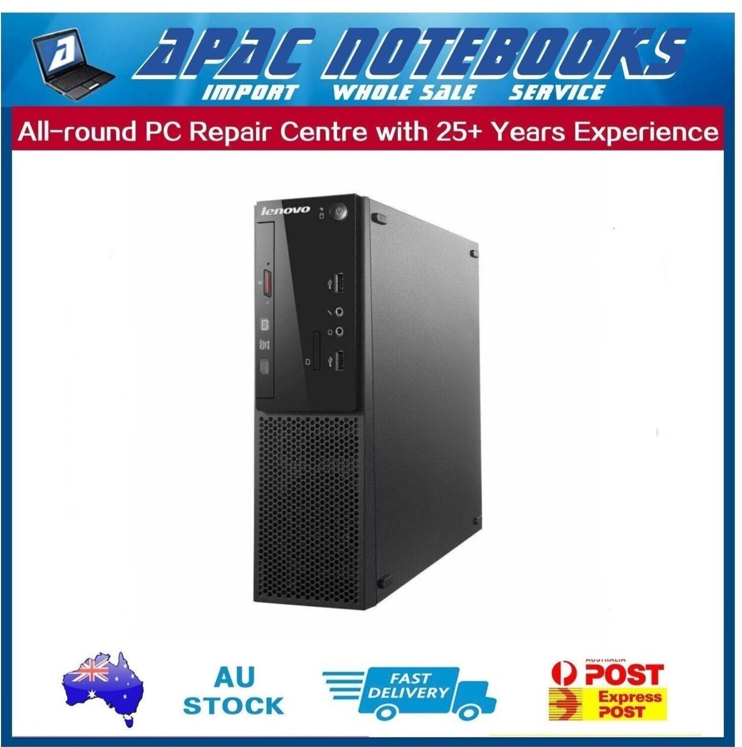 Lenovo S500 i7-4th 8GB RAM 192GB SSD DVD-RW  Window 11 Destop