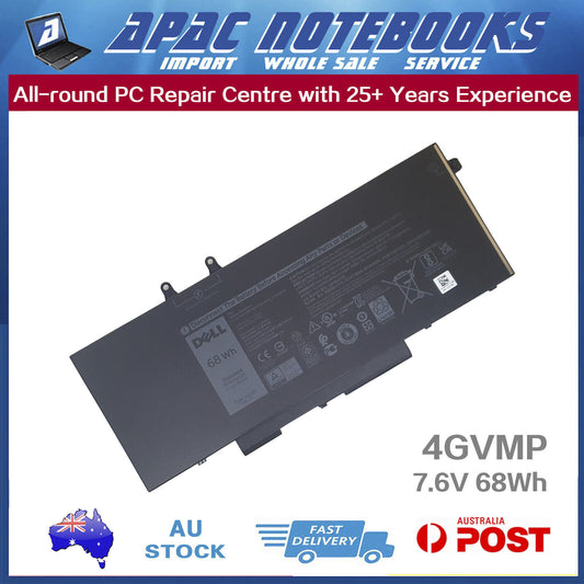 Genuine 4GVMP Battery for Latitude 5400 5500 Precision 3540 P98G001 P80F001 68Wh