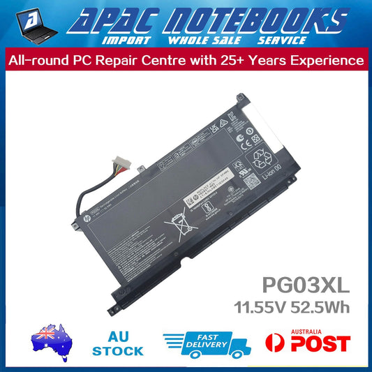 Genuine PG03XL* Battery HP L48495-002 L48495-005 L48495-006 PG03052XL 52.5Wh