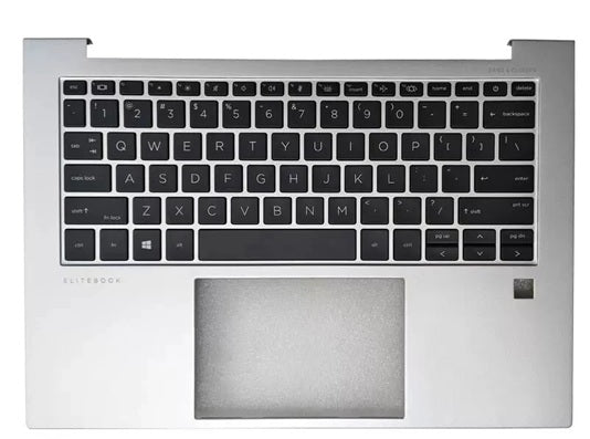 HP X360 EliteBook 1040 G9 US Silver Palmrest w/Backlit Keyboard